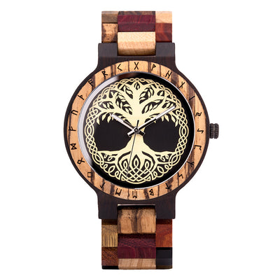 Reloj de Cuarzo para Hombre con Diseño en Madera - Image 7