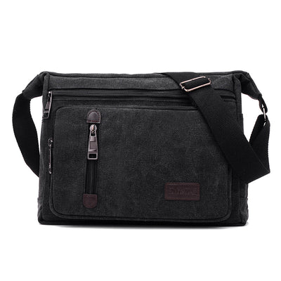 Bolsa Mensajera Retro Hombre con Diseño de Capas - Image 14