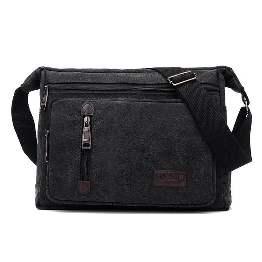 Bolsa Mensajera Retro Hombre con Diseño de Capas - Image 14