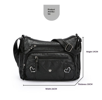 Bolso Bandolera de Lujo Versátil con Diseño Multicapas Espacioso - Image 26