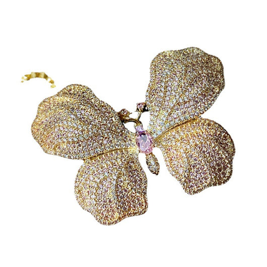 Broche Mariposa Brillante con Circonitas de Diamante - Image 6