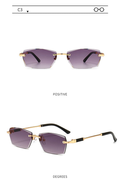 Gafas de Sol Frameless Color Gelatina - Estilo Personalidad - Image 23