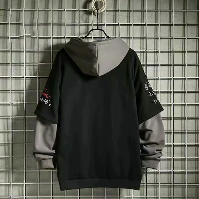 Suéter Fleece Hombre Estilo Dos Piezas Oversize - Image 3