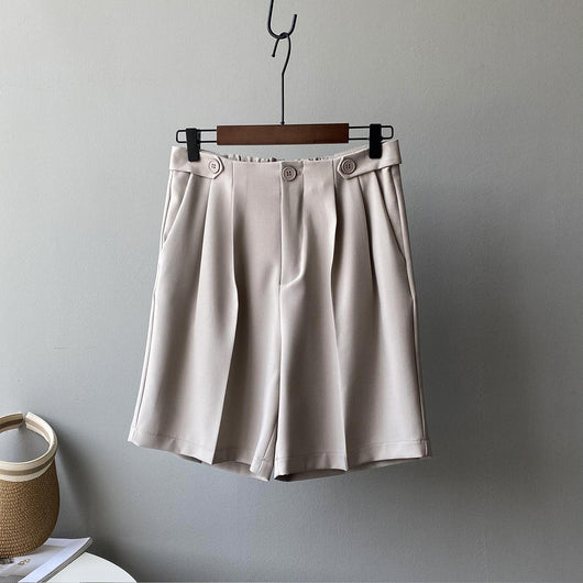 Pantalones Anchos Estilo Coreano con Drapeado Fluido - Image 4