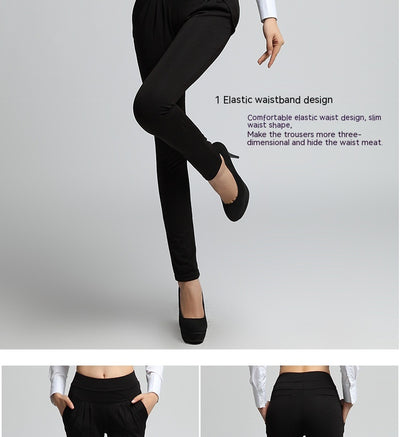 Pantalones Harem Coreanos Ajustados para Mujer - Diseño Trendy Talla Grande y Pequeña - Image 11