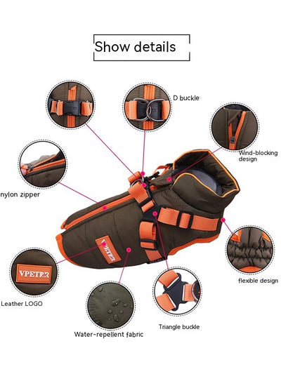 Abrigo Térmico para Perros Pequeños y Medianos - Chaleco Acolchado de Invierno - Image 3
