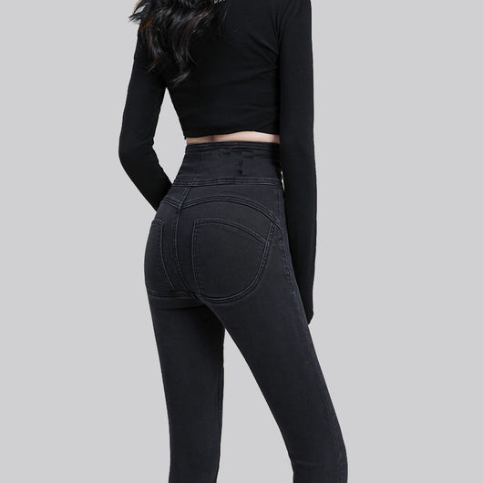 Pantalón Skinny Durazno de Cintura Alta para Verano - Image 10