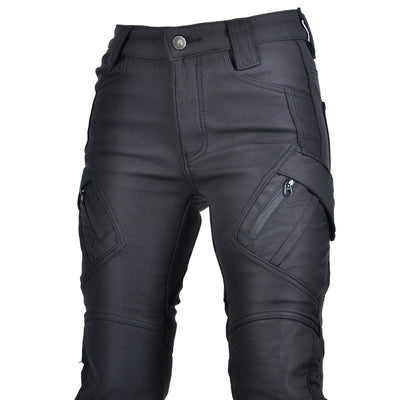 Pantalones de Ciclismo Impermeables con Forro Polar Acolchado y Protección Antigolpes - Image 19