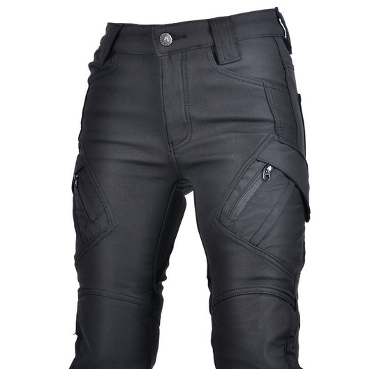 Pantalones de Ciclismo Impermeables con Forro Polar Acolchado y Protección Antigolpes - Image 19