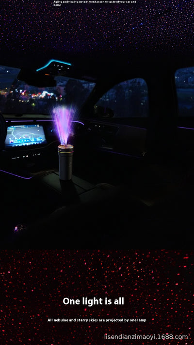 Humidificador de Auto Mini con Proyector Cielo Estrellado y Luz Ambiental - Image 20