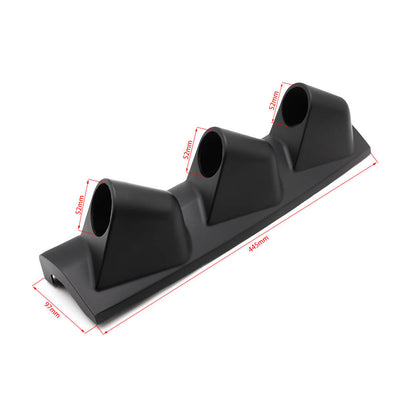 Soporte Universal para Instrumentos de Auto de Tres Orificios - Bastidor Racing Negro - Image 11