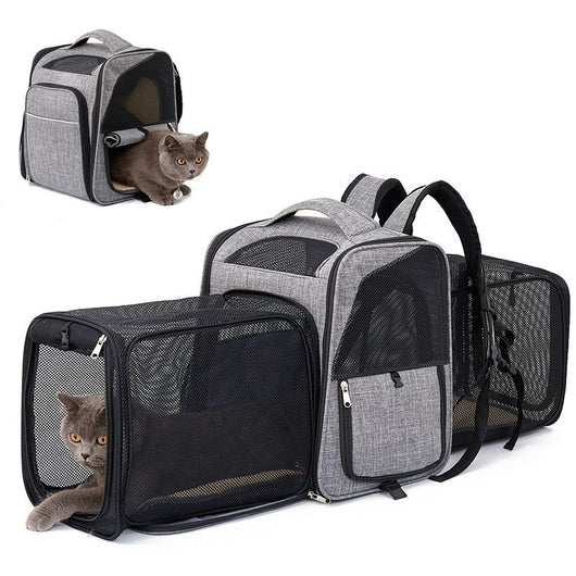 Mochila Expandible de Tela Oxford para Mascotas - Image 10