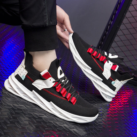 Zapatos Deportivos Transpirables Tejido Volador - Calzado Moderno para Hombre - Image 8