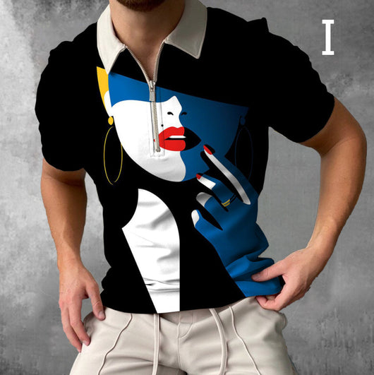 Camiseta Estampada Artística para Hombre - Diseño Urbano Manga Corta - Image 10