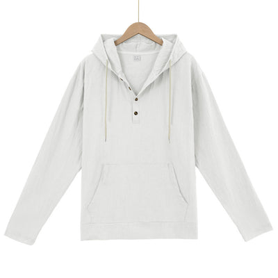 Henley con Capucha y Mangas Largas con Bolsillos Grandes - Image 21