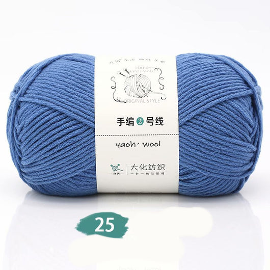 Lana Tejida a Mano Grosor Medio - Kit DIY con Aguja para Bufanda, Gorro y Abrigo - Image 47