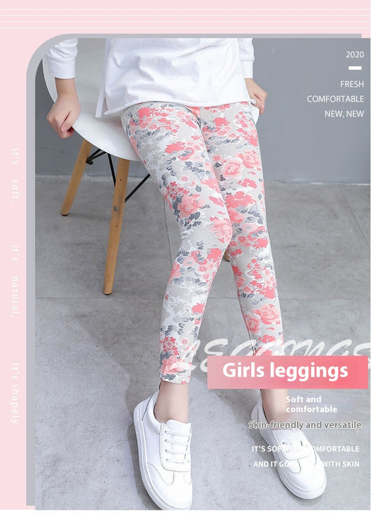 Leggings Capri Modal Elásticos para Niña - Uso Diario y Deportivo - Image 24