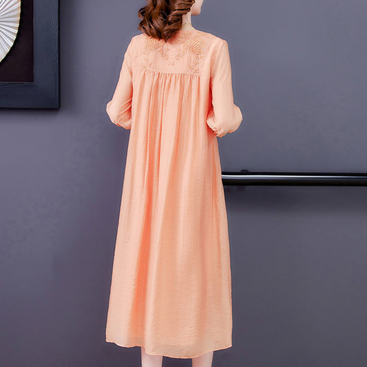 Vestido Elegante Estilo Occidental para Verano - Diseño Moldeable que Disimula - Image 10