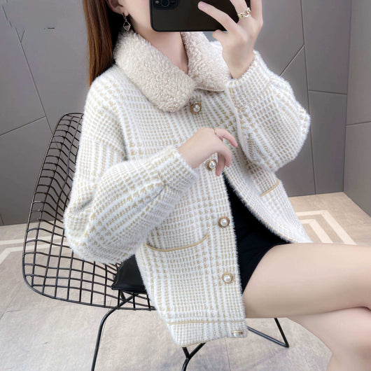 Cardigan Holgado Estilo Coreano de Lana Premium - Image 4