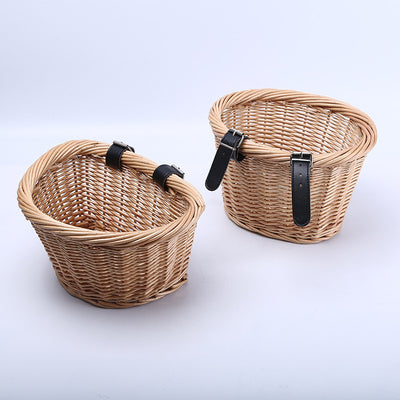 Canasta de Mimbre Ovalada para Bicicleta Infantil - Image 10
