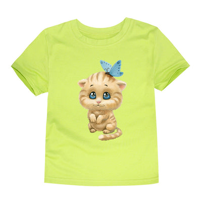 Playera Infantil con Estampado de Animales por Transferencia de Calor - Image 22