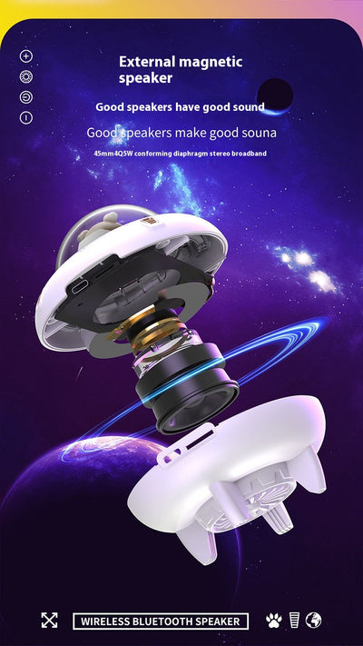 Parlante Bluetooth UFO Compacto de Alto Volumen y Sonido Premium - Image 11