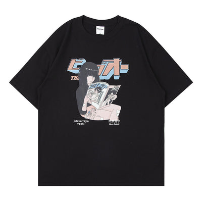 Playera Holgada con Estampado Cartoon de Manga Corta - Image 3