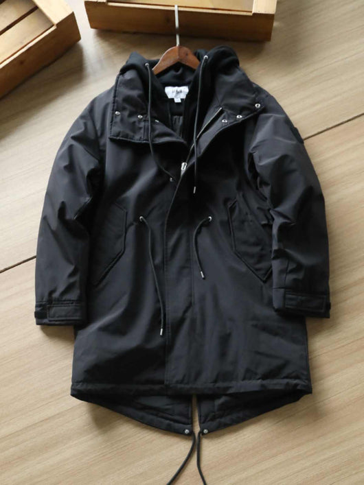 Abrigo Casual Hombre Otoño Invierno Efecto Dos Piezas Confort - Image 5