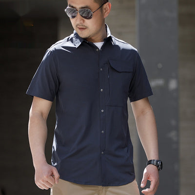 Camisa Casual Hombre Manga Corta Transpirable - Image 3