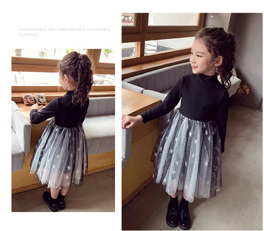 Vestido Hada Otoño Niña Manga Larga - Image 3