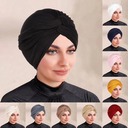 Pañuelo Hijab Liso para Mujeres Musulmanas - Image 31