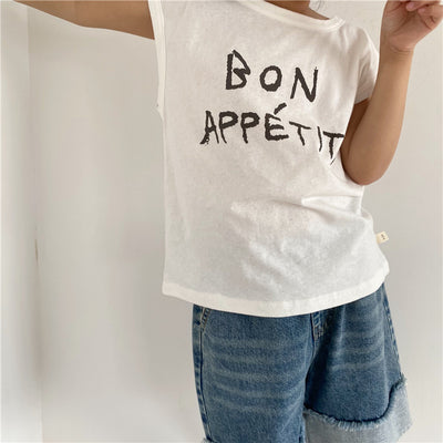 Chaleco Infantil Estampado con Letras - Top Suelto y Cómodo para Niños y Niñas - Image 18