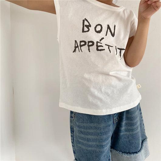 Chaleco Infantil Estampado con Letras - Top Suelto y Cómodo para Niños y Niñas - Image 18
