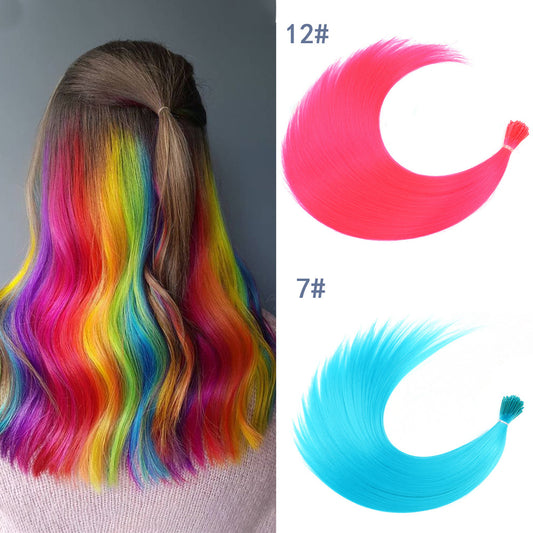 Extensiones de Cabello de Fibra Térmica 13 Colores - Invisible y Resistente