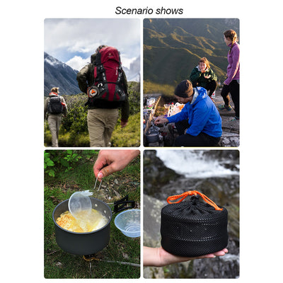 Juego de Cocina Portátil para Campamento y Senderismo - Image 6