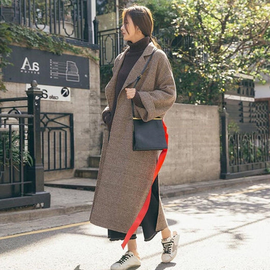 Abrigo Cuadrille de Moda para Otoño e Invierno - Image 4