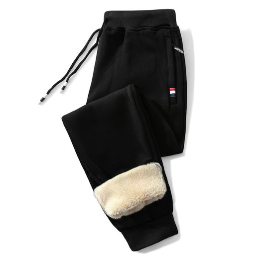 Pantalones Casuales Deportivos de Lana Cachemir Gruesa para Hombre