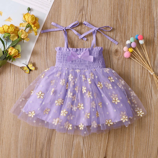 Falda de Tirantes Mesh de 4 Colores para Niñas - Image 18