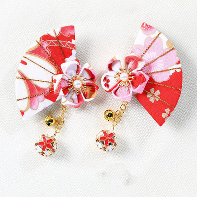 Pasador Floral Japonés Sakura con Cascabeles - Image 20