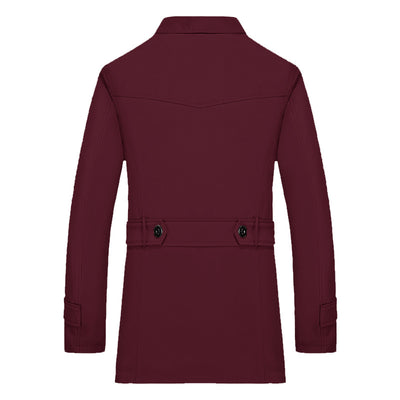 Chaqueta Delgada Slim Fit Coreana para Hombre Talla Grande - Image 4
