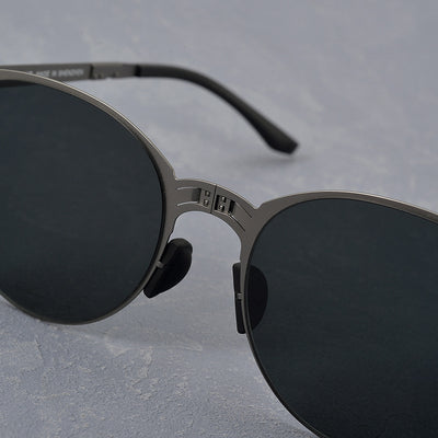 Gafas de Sol Vintage Plegables para Hombre en Acero Inoxidable - Image 46