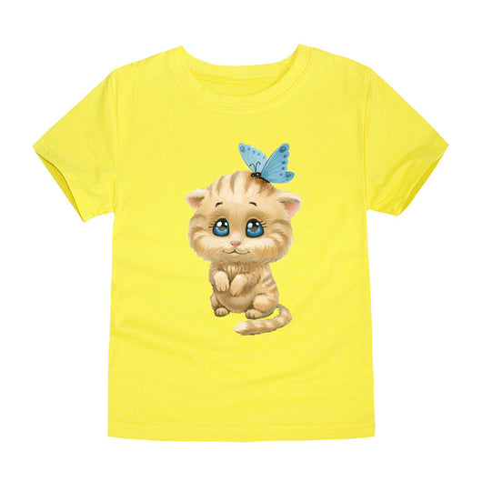 Playera Infantil con Estampado de Animales por Transferencia de Calor - Image 8