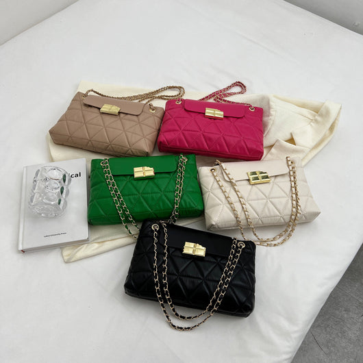 Bolso Bandolera Cuadrado Candy Colors con Bordado Artesanal