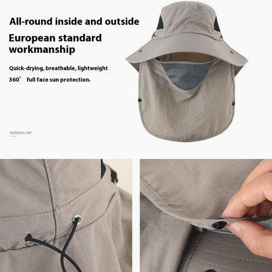 Gorro de Pesca con Protección UV - Sombrero Tipo Cubo para Actividades Outdoor - Image 4