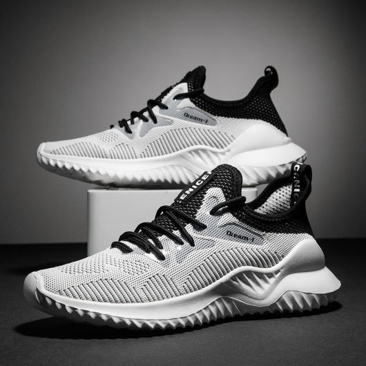Zapatos Deportivos de Malla Transpirable - Diseño Tejido Volador Casual - Image 6