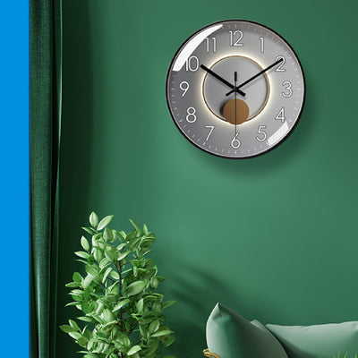 Reloj de Pared Silencioso Lujo Americano para Sala de Estar