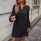 Vestido Largo Elegante de Manga Larga para Mujer
