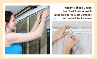 Gancho Metálico Multifuncional para Cortinas - Image 10