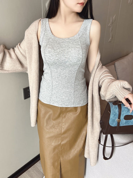 Camiseta Modal Talla Grande con Tirantes Reforzados - Image 9