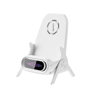 Cargador Inalámbrico con Amplificador de Sonido y Carga Automática - Image 5